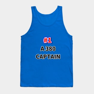 Number one A380 captain Tank Top